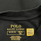 Age 8-9 Polo By Ralph Lauren Spellout Long Sleeve T-Shirt - Medium Red Cotton