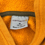 Age 10-12 Carhartt Graphic Hoodie - Medium Orange Cotton