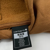 Age 10-12 Carhartt Hoodie - Medium Brown Cotton