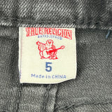 Age 5 True Religion Denim Shorts - Smallw 6L Black Denim