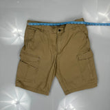 Carhartt Cargo Shorts - 38W 11L Khaki Cotton