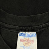 Las Vegas Hard Rock Cafe Single Stitch T-Shirt - XL Black Cotton