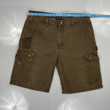 Carhartt Cargo Shorts - 36W 11L Brown Cotton