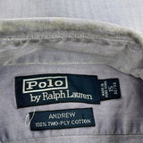 Andrew Polo By Ralph Lauren Shirt - Medium Purple Cotton