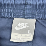 Nike Sport Shorts - Large Navy Polyester
