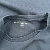 New York City Tommy Hilfiger Spellout T-Shirt - Large Navy Cotton