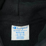 Reverse Weave Champion Hoodie - Medium Black Cotton