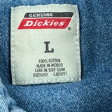 Dickies Denim Shirt - Large Blue Cotton