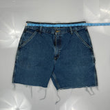 Carhartt Denim Shorts - 34W 9L Blue Denim