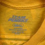 Scott Mclaughlin Team Penske Graphic T-Shirt - Small Yellow Cotton