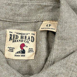 Red Head Tall Shirt - Large Beige Cotton