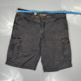 Carhartt Cargo Shorts - 38W 11L Grey Cotton