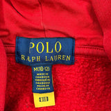 Age 8-9 Polo By Ralph Lauren Hoodie - Medium Red Cotton