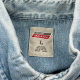 Dickies Denim Shirt - Large Light Wash Cotton
