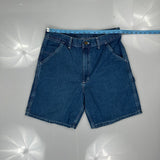 Carhartt Cargo Denim Shorts - 34W 8L Blue Denim