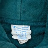 Reverse Weave Champion Hoodie - XL Green Cotton