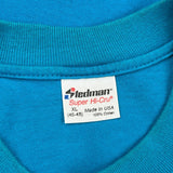 New Mexico Museum Of Natural History Stedman Single Stitch T-Shirt - XL Blue Cotton