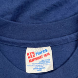 St. Andrews '93 Hanes Single Stitch T-Shirt - Large Blue Cotton Blend