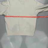 Mickey Mouse Uniqlo Cartoon Sweatshirt - Large Cream Cotton