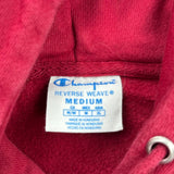 Reverse Weave Champion Hoodie - Medium Red Cotton