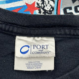 Summer Thunder Sprint Series Port & Company Graphic T-Shirt - Large Black Cotton