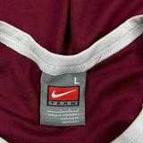Surf Nike Jersey - Large Burgundy Polyester