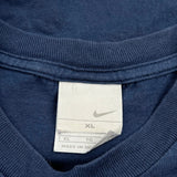 Nike Graphic T-Shirt - XL Blue Cotton