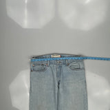 505 Levis Jeans - 34W 30L Light Wash Cotton