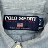 Polo Sport Short Sleeve Shirt - Medium Blue Cotton
