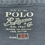 Polo By Ralph Lauren Long Sleeve T-Shirt - Medium Navy Cotton