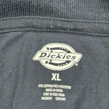 Dickies Polo Shirt - XL Navy Cotton Blend