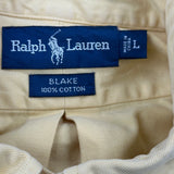 Blake Shirt Ralph Lauren Shirt - Large Yellow Cotton