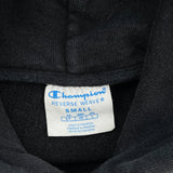 Reverse Weave Champion Hoodie - Small Black Cotton