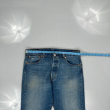 501 Levis Jeans - 34W 30L Blue Denim