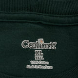 Carhartt Tall T-Shirt - XL Green Cotton