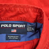 Polo Sport Short Sleeve Shirt - XL Red Cotton