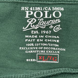 Polo By Ralph Lauren Long Sleeve T-Shirt - XL Green Cotton
