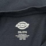 Dickies T-Shirt - 2XL Black Cotton
