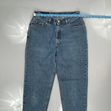 512 Levis Slim Fit Jeans - 28W UK 8 Blue Cotton