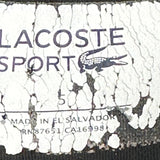 Lacoste T-Shirt - Large Black Cotton