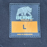 Workwear Berne Jacket - Large Black Cotton Blend