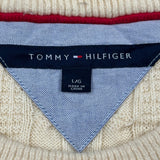 Tommy Hilfiger Jumper - Large Cream Cotton