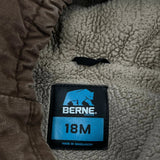 Age 18 Months Berne Jacket - 3XS Brown Cotton