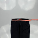 Dickies Carpenter Trousers - 30W 32L Black Cotton