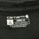 Carhartt Long Sleeve T-Shirt - Large Black Cotton