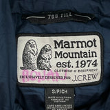 J.Crew Collaboration Marmot Puffer - Small Blue Down