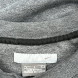 Nike Sweatshirt - Large Grey Cotton Blend