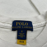 Age 5 Polo By Ralph Lauren Sweatshirt - Small Cream Cotton
