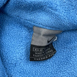 Nike Fleece Jacket - Small Blue Polyester