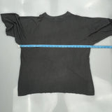 Unbranded Single Stitch T-Shirt - 2XL Black Cotton